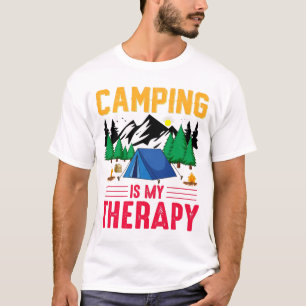 Camping de camiseta é minha terapia