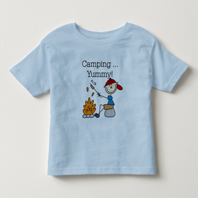 Camping é Camisetas e Presentes Yummy (Frente)