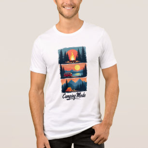 Camping Mode T-Shirt Aventura na Natureza