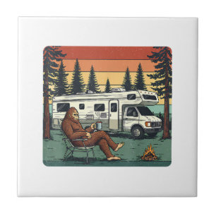 Camping Vintage Motorhome RV Aventura Bigfoot