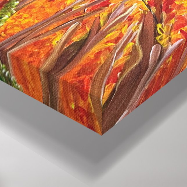 Campo Botânico - Pintura de Canvas Om (Canto (inferior))