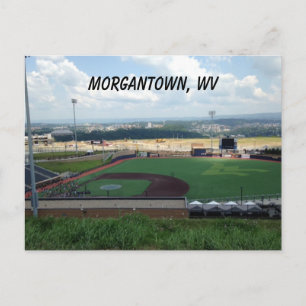 Campo de baseball perto de Morgantown, cartões po