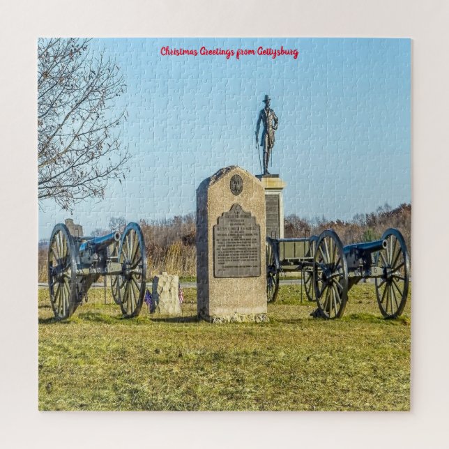 Campo de Batalha de Gettysburg. Quebra-cabeça (Vertical)