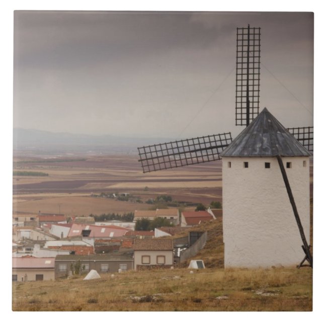 Campo de Criptana, antigos moinhos de vento de La  (Frente)