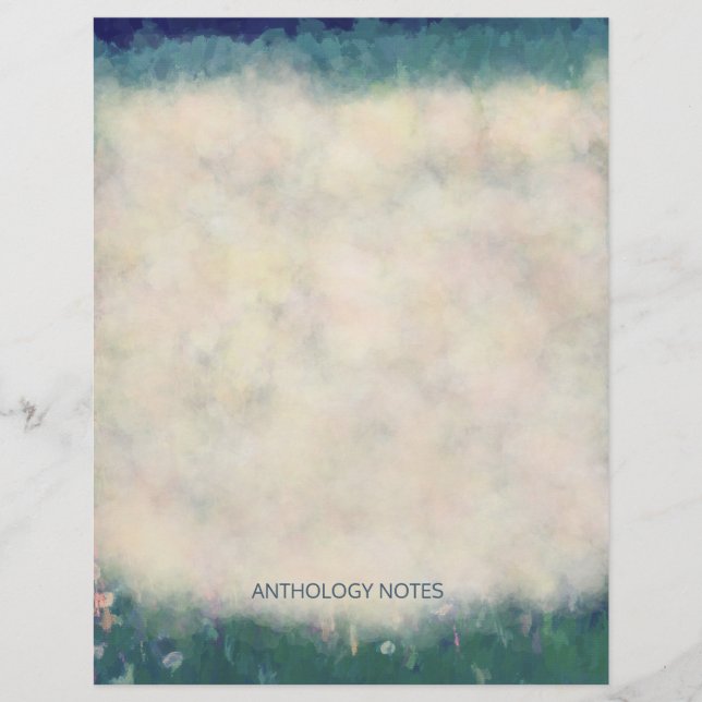 Campo de Dandelion de Desejos Pintura Botânica (Frente)