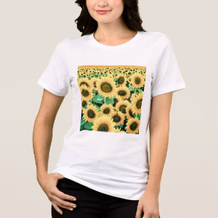 Campo de flores amarelas do Ouro