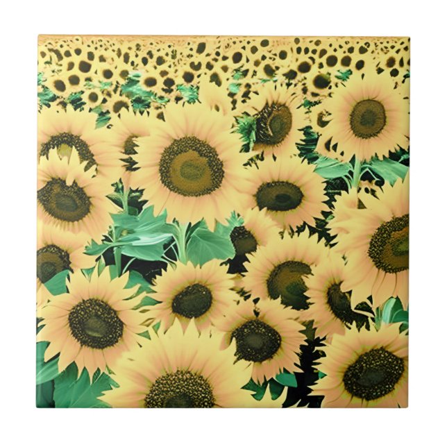 Campo de flores amarelas do Ouro (Frente)