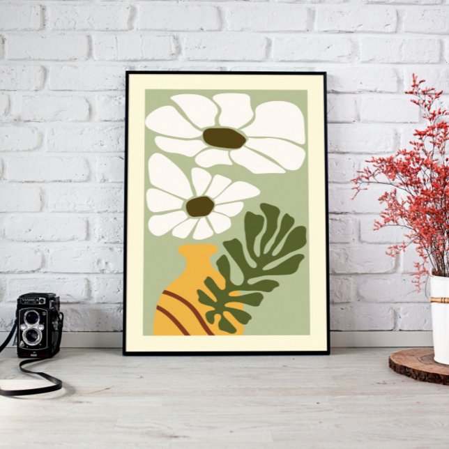 Campo de flores, Canvas de Matisse Wall Art (matisse flower art canvas, living room décor, above bed wall art, modern home décor, nursery wall ar)