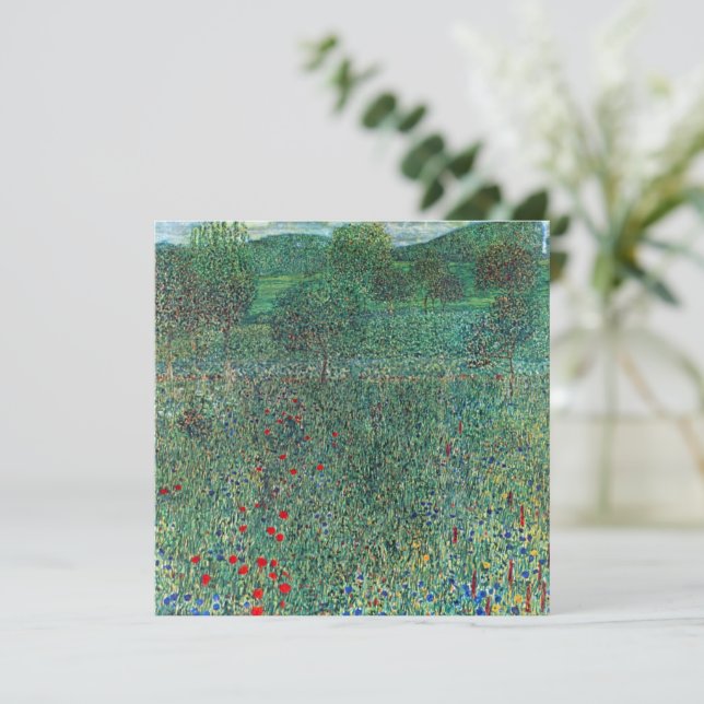 Campo de Flores em Litzlberg Klimt, Paisagem Vinta (Em pé/Frente)