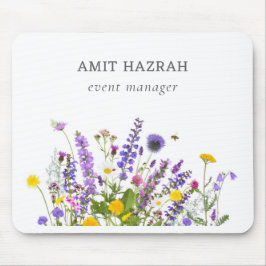 Campo de Flores Selvagens de Verão Mouse pad Natur