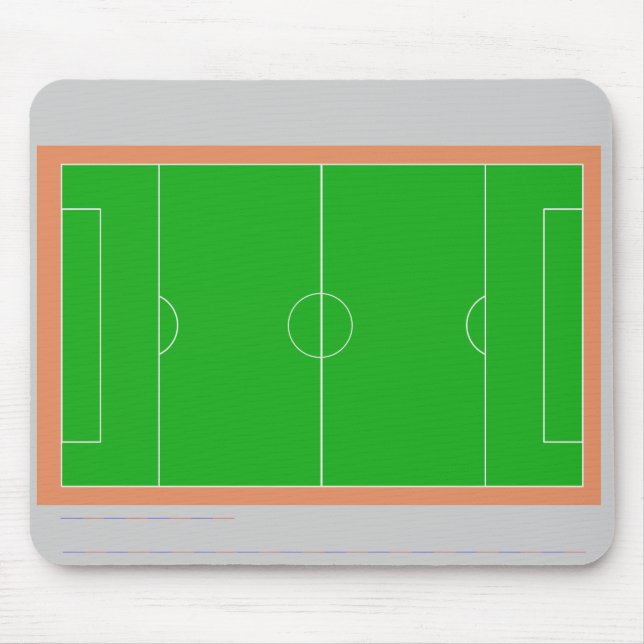Campo de futebol Mousepad (Frente)