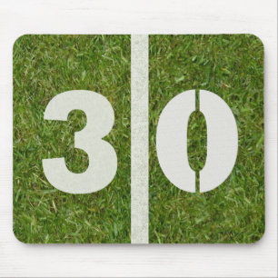 Campo de futebol Mousepad de 30 linhas de jardas