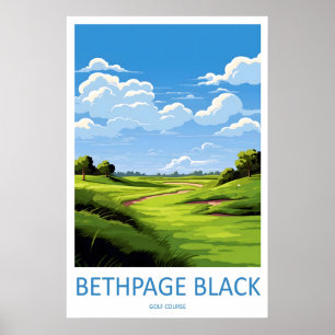 Campo de Golfe Bethpage Black Impressão de Viagem 