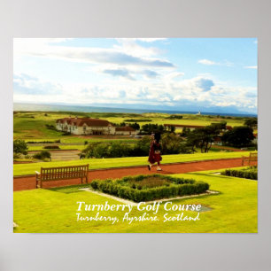 Campo de golfe de Turnberry, poster de Scotland