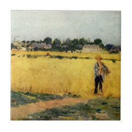 Campo de grãos (por Berthe Morisot)