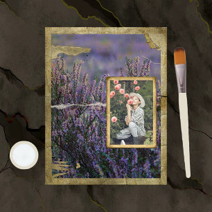 Campo de Lavanda em relevo