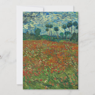 Campo de papoulas por Vincent van Gogh Arte Fino