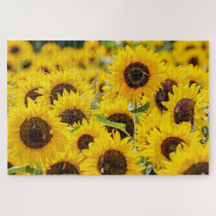 Campo de Sunflower Design Jigsee Quebra-cabeça