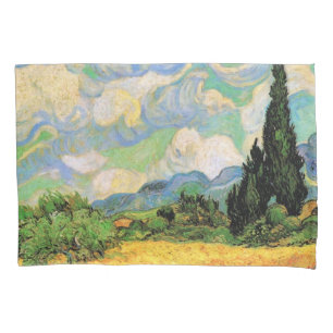 Campo de trigo com ciprestes de Van Gogh em Haute