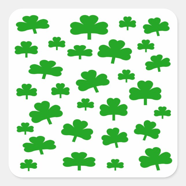 Campo dos adesivos de Shamrocks (Frente)