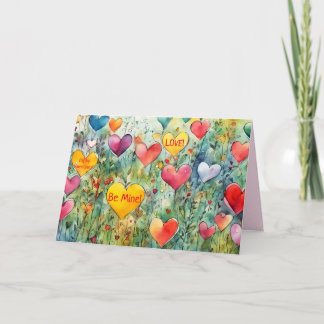 CAMPO DOS CORAÇÕES CARTÃO DE NAMORADOS PARA CRIANÇ