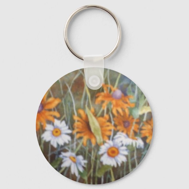 "Campo Flor #1" Chaveiro Floral (Frente)