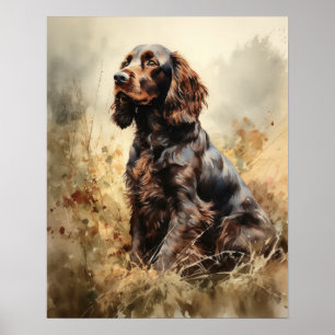 Campo Spaniel Art Impressão