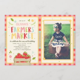Camponeses Mercado Aniversário Convite à Fazenda d