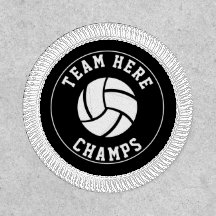 Campos de bola de voleibol preto e branco, nome do