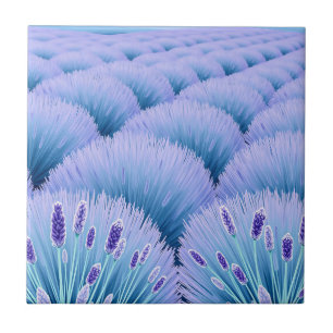 Campos de Lavanda Sonhadores Estética Roxo Azul 