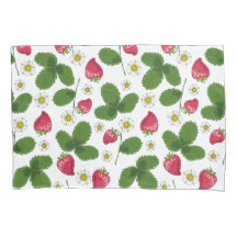 Campos de Morango em Branco