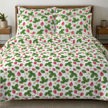 Campos de Morango em Branco