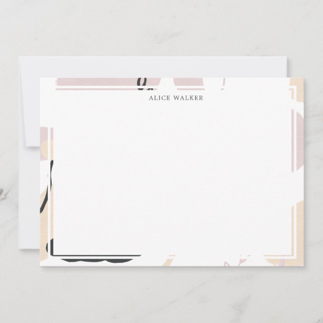 Campos de Sonhos ⎢ Cartão de Nota de Papel de Cart (Frente)