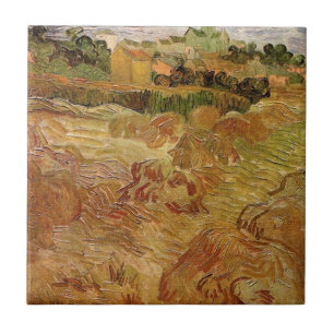 Campos de Trigo com Auvers de Vincent van Gogh