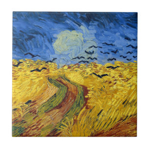 Campos de Trigo de Van Gogh pintura impressionista