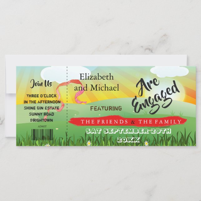 Campos do Festival de Noivado Engajamento (Frente)