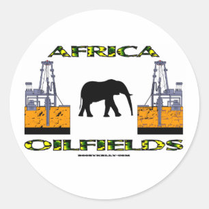 Campos petrolíferos de África, etiqueta do campo