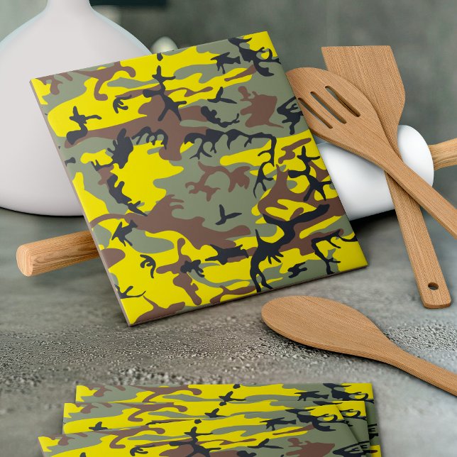 Camuflagem Amarela e Marrom, Militar, Exército (Criador carregado)