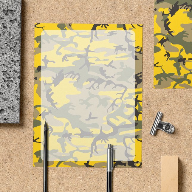 Camuflagem Amarela e Verde, Militar, Letreiro (Criador carregado)