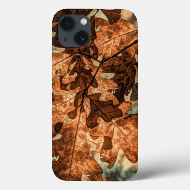 Camuflagem Autumn Deixa Folhagem Laranja Queda (Verso)