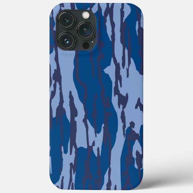Camuflagem Azul de Padrão Militar Camo (Verso)