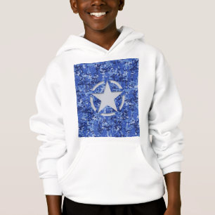Camuflagem Azul do Marinho Retroativo Estêncil Es