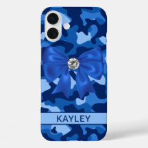 Camuflagem Azul Espelhada Personalizada