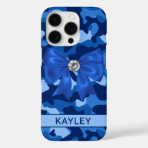 Camuflagem Azul Espelhada Personalizada