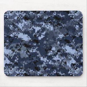 Camuflagem azul Mousepad de U.S.Navy