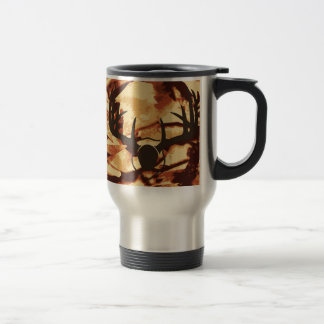 Camuflagem Camo Antlers Stainless Steel Caneca de