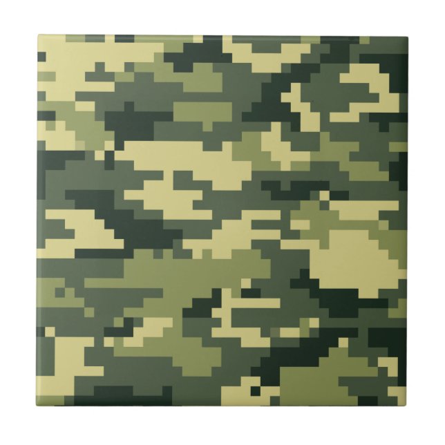 Camuflagem/Camo da floresta de 8 Digitas do pixel (Frente)