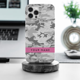 Camuflagem Cinza Neve de Inverno Personalize seu n