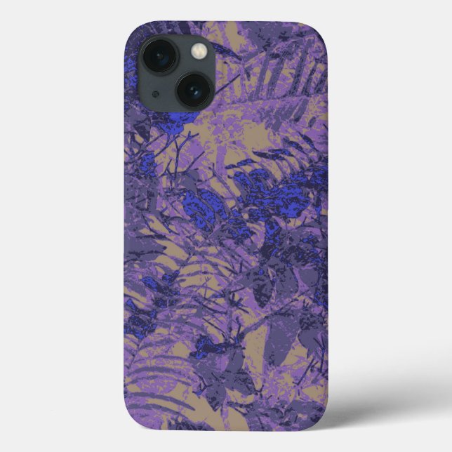 Camuflagem contra a flor azul (Verso)