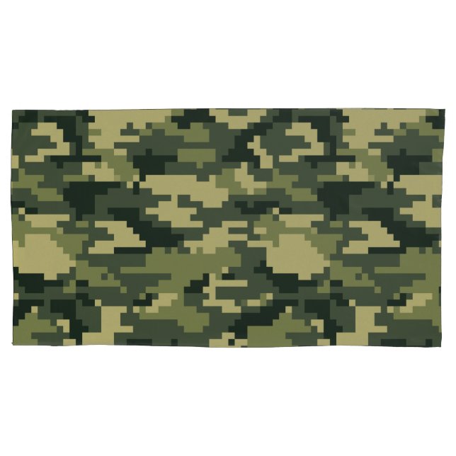 Camuflagem Digital Woodland de 8 Bits / Camo (Frente-Esquerda)